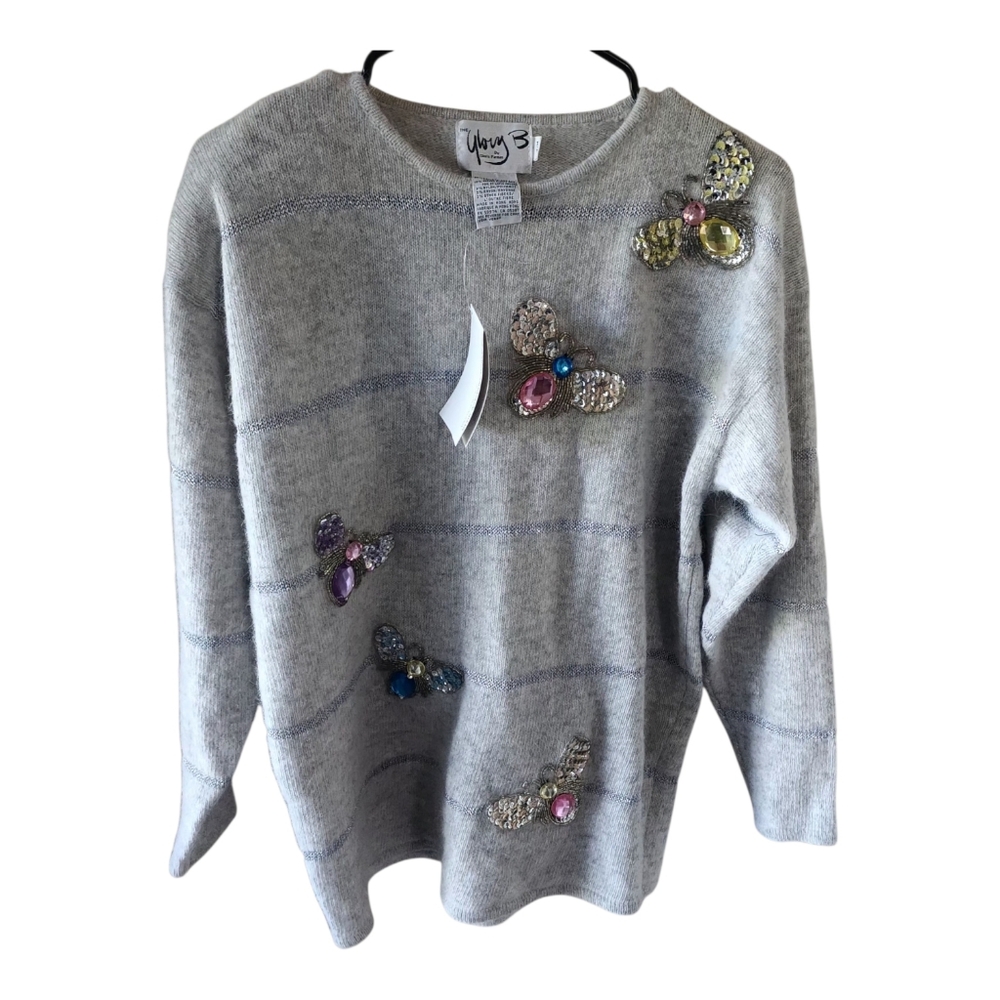 NWT Vintage Glory B By Gloria Furnan Sweater Size M